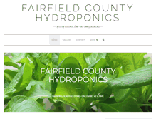 Tablet Screenshot of fairfieldcountyhydroponics.com